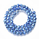 Electroplate Non-magnetic Synthetic Hematite Beads Strands G-S365-013A-3