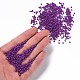 焼付塗装ガラスシードビーズ  暗紫色  12/0  1.5~2mm  穴：0.5~1mm  約30000個/袋 SEED-S001-K11-4