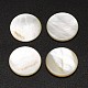 Flat Round Pearl Shell Cabochons BSHE-M021-26-1