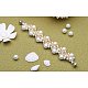 10mm über 100pcs weiße Glasperle runden Perlen Sortiment viel für Schmuck machen Runde Box Kit HY-PH0001-10mm-011-5