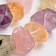 Faceted Nuggets Natural Mixed Stone Beads Strands G-J332-F08-1