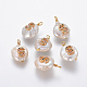 Colgantes naturales de perlas cultivadas de agua dulce PEAR-L027-01S-1