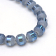 Chapelets de perles en verre électroplaqué X-EGLA-S131-8mm-A04-3