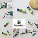 10mm Multicolor Assorted Pom Poms Balls About 2000pcs for DIY Doll Craft Party Decoration AJEW-PH0001-10mm-M-7