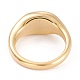 イオンプレーティング（ip）ユニセックス304ステンレスフィンガー指輪  円形  ゴールドカラー  サイズ7  3.2~9.8mm  内径：17.3mm RJEW-K233-11B-G-2