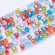 Brins de perles rondelles facettées en verre mélangé X-EGLA-J047-3x2mm-46-2