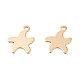 201 Stainless Steel Charms STAS-C017-06G-1