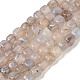 Chapelets de perles veines de dragon en agate naturelle&nbsp;G-G177-E15-01-2