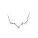 925 подвесные стерлингового серебра ожерелья NJEW-BB48053-B-1