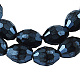 Perline di vetro palccato X-GC881Y-1-1