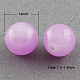 Imitation de perles de verre de jade X-DGLA-S076-14mm-22-1