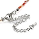 Verre collier de perles NJEW-Z029-05P-3
