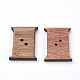 2 -TALADRO botones de costura de madera WOOD-S037-054-2