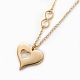 304 Stainless Steel Pendant Necklaces NJEW-O112-01G-4