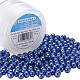 Umweltfreundliche runde Perlen aus gefärbtem Glasperlen HY-BC0001-8mm-RB069-6