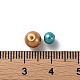 Fili di perle rotonde di perle di vetro tinto ecologico HY-X0006-4-6mm-3