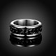 Fashionable 316L Titanium Steel Wide Band Rings for Men RJEW-BB07118-8-2