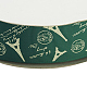 Tour de couleur verte eiffel imprimé rubans grosgrain X-SRIB-E001-26mm-5-2