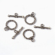 Tibetan Style Alloy Toggle Clasps X-EA9138Y-NF-2