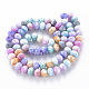 Opaque Baking Painted Glass Beads Strands X-EGLA-N006-009A-A09-2