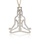 Yoga Chakra Jewelry Gemstone Human Pendants G-N0052-01-3