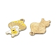 20 pièces 5 pendentifs en émail d'alliage de thème d'automne de style ENAM-FS0001-54-3