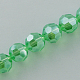 Chapelets de perles en verre électroplaqué EGLA-R015-8mm-11-2