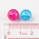 Perles de verre mixtes craquelées X-CCG-Q001-10mm-M-4