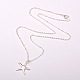Trendy Brass Necklaces NJEW-JN00832-2