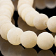 Natürliche gelbe Jade Perlen Stränge G-T106-317-2