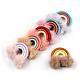 Polycotton (Polyester-Baumwolle) gewebter Regenbogen-Wandbehang FIND-T035-15-1