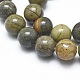 Natürliche Silberblatt Jaspis Perlen Stränge G-I254-04B-3