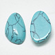 Cabochons en turquoise synthétique TURQ-S290-53A-01-2