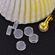 Coussinets en plastique de confort pour clip sur boucles d'oreilles X-KY-P007-A01-4