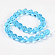 Faceted Round Imitation Austrian Crystal Glass Bead Strands G-PH0008-13-6mm-2