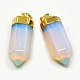 Opalite Pencil Pointed Pendants X-G-F0138-04G-2