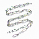 Revestimiento iónico (ip) 304 cadenas de clips de acero inoxidable CHS-S006-JN958-3-3