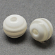 Round Striped Resin Beads RESI-R158-6mm-09-1