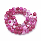 Chapelets de perles en agate craquelée naturelle teintée G-T100-04D-2