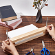 BENECREAT Wooden Bookbinding Press Large Press Bookbinder 15x1.5 Inch Flat Paper Press Machine Wood Form Factor Padding Press for Home DIY-WH0453-37-3