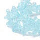 Transparent perles de verre brin GLAA-K002-02E-4