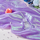Fingerinspire 4 ヤード紫色レーザーグラデーションオーガンジー生地 59 インチ幅マジックレインボーポリエステル生地虹色ガーゼ生地ウェディングドレス用  パフォーマンスウェア  パーティーの背景  DIY用品 DIY-FG0004-37-4