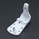 環境に優しい縫製可能なプラスチッククリップと長方形のリングセット  ベルトクリップ  ホワイト  26mm  穴：5x12.5mm KY-F011-05A-4