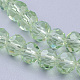 Faceted(32 Facets) Round Glass Beads Strands X-EGLA-J042-4mm-01-3