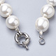 Shell collane di perle perline NJEW-Q310-21-3