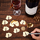 Etichetta con ciondoli per bicchiere di vino in acrilico nuvola AJEW-WH0248-383B-3