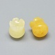 Perles jaunes naturelles aventurine G-F637-03C-2