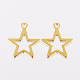 201 Stainless Steel Charms STAS-F162-13G-2
