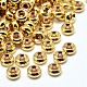Rack Plating Brass Flat Round Spacer Beads KK-M085-11G-NR-1