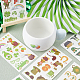 GORGECRAFT 10 Styles 30 Sheets Saint Patrick's Day Temporary Tattoos Kit Green Shamrock 4 Leaf Clover Rainbow Gold Coin Balloons Hat Irish Pattern Tattoo Stickers for Party Favors Gift MRMJ-GF0001-46-4